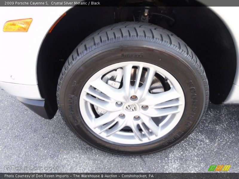 Crystal Silver Metallic / Black 2009 Porsche Cayenne S