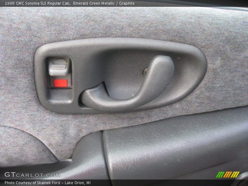 Emerald Green Metallic / Graphite 1998 GMC Sonoma SLS Regular Cab