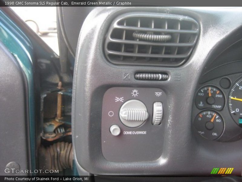 Emerald Green Metallic / Graphite 1998 GMC Sonoma SLS Regular Cab