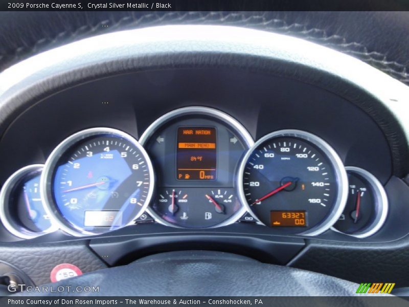 Crystal Silver Metallic / Black 2009 Porsche Cayenne S