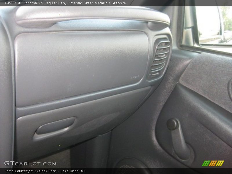 Emerald Green Metallic / Graphite 1998 GMC Sonoma SLS Regular Cab