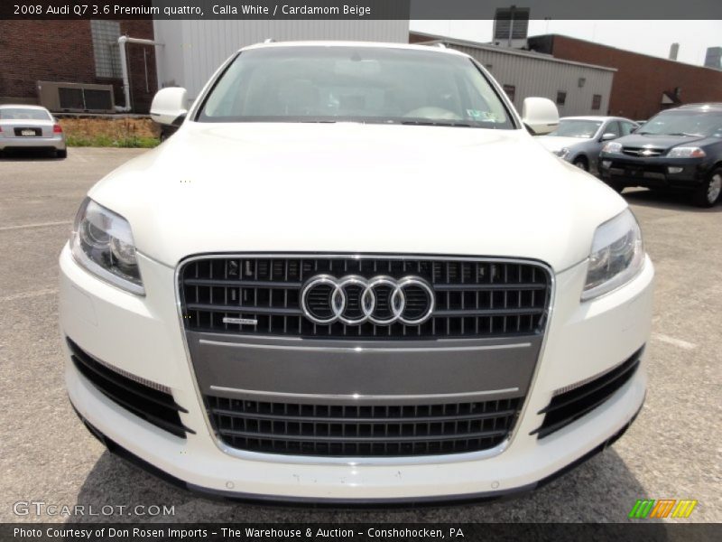 Calla White / Cardamom Beige 2008 Audi Q7 3.6 Premium quattro
