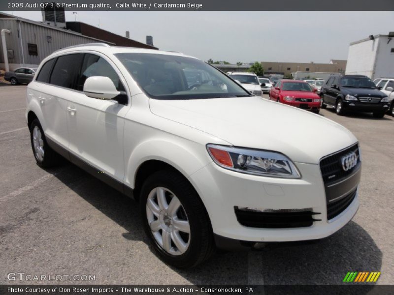 Calla White / Cardamom Beige 2008 Audi Q7 3.6 Premium quattro