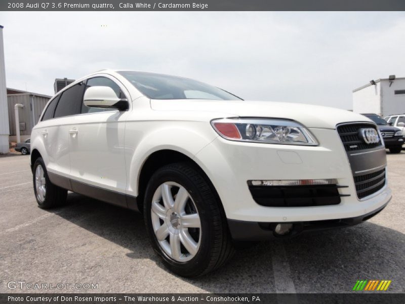 Calla White / Cardamom Beige 2008 Audi Q7 3.6 Premium quattro