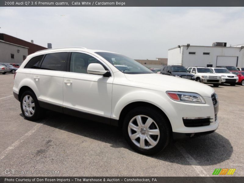 Calla White / Cardamom Beige 2008 Audi Q7 3.6 Premium quattro