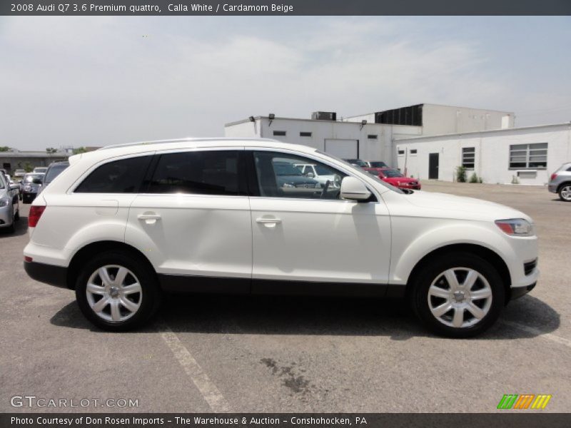 Calla White / Cardamom Beige 2008 Audi Q7 3.6 Premium quattro
