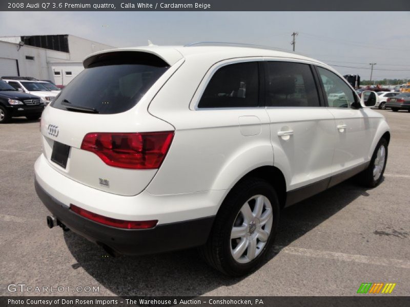 Calla White / Cardamom Beige 2008 Audi Q7 3.6 Premium quattro