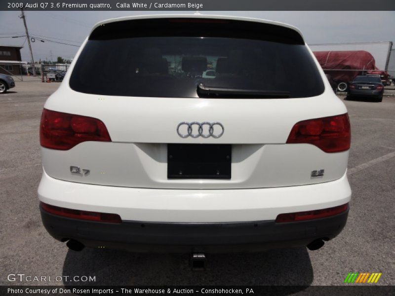 Calla White / Cardamom Beige 2008 Audi Q7 3.6 Premium quattro