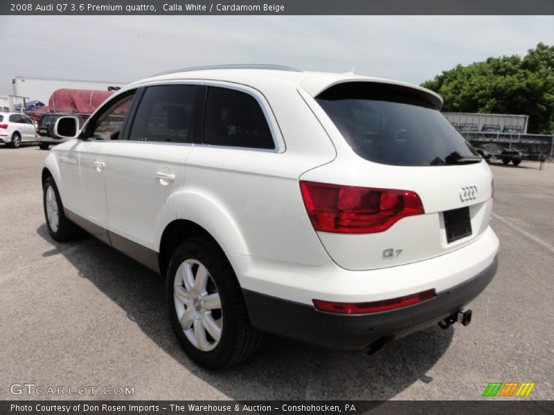 Calla White / Cardamom Beige 2008 Audi Q7 3.6 Premium quattro