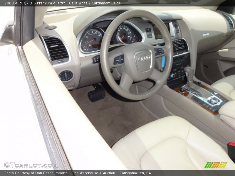 Calla White / Cardamom Beige 2008 Audi Q7 3.6 Premium quattro