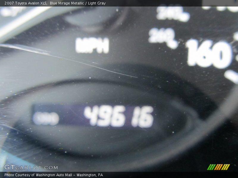 Blue Mirage Metallic / Light Gray 2007 Toyota Avalon XLS