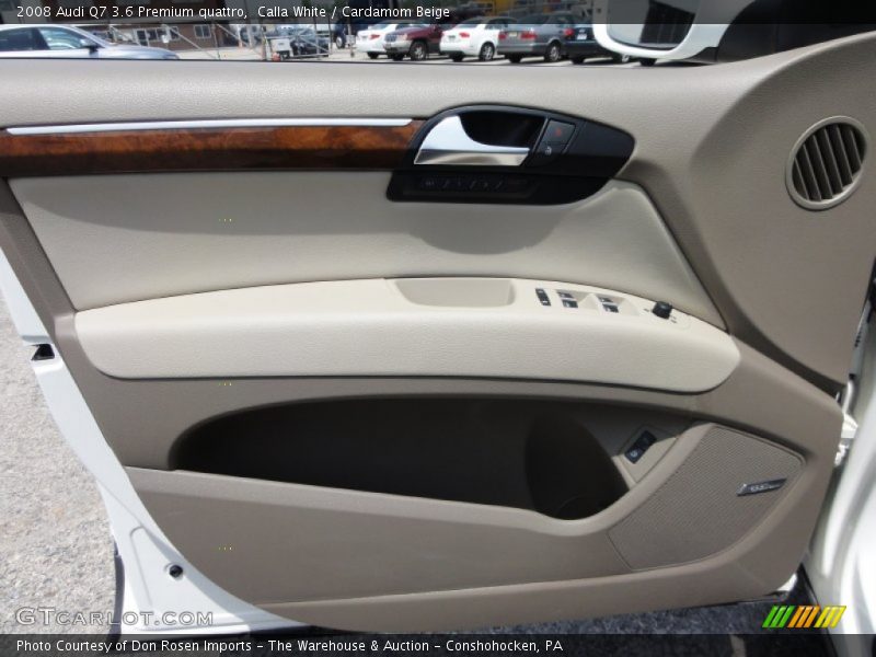 Calla White / Cardamom Beige 2008 Audi Q7 3.6 Premium quattro