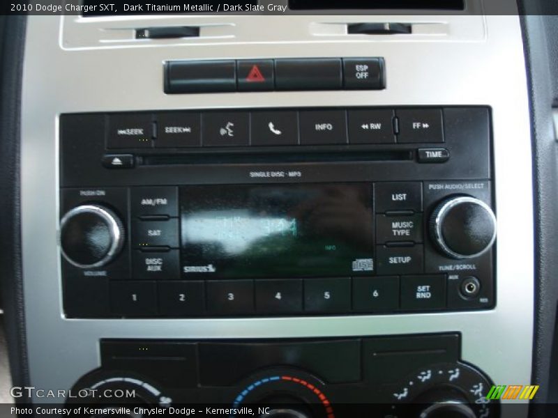 Dark Titanium Metallic / Dark Slate Gray 2010 Dodge Charger SXT