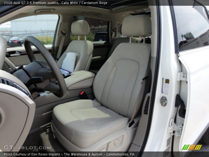 Calla White / Cardamom Beige 2008 Audi Q7 3.6 Premium quattro