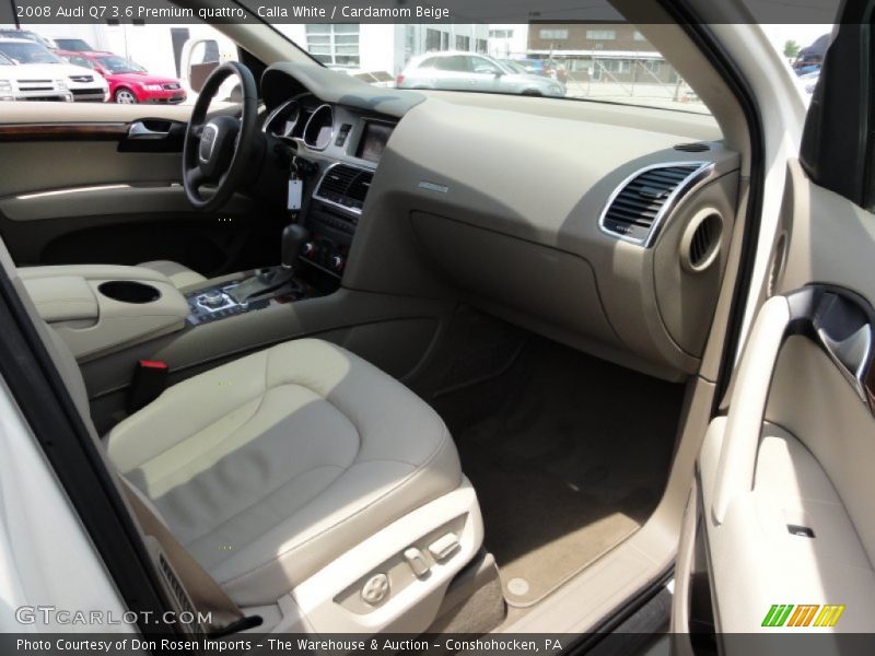 Calla White / Cardamom Beige 2008 Audi Q7 3.6 Premium quattro