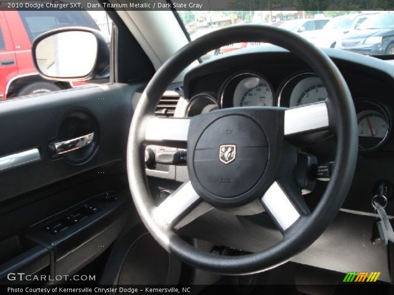 Dark Titanium Metallic / Dark Slate Gray 2010 Dodge Charger SXT