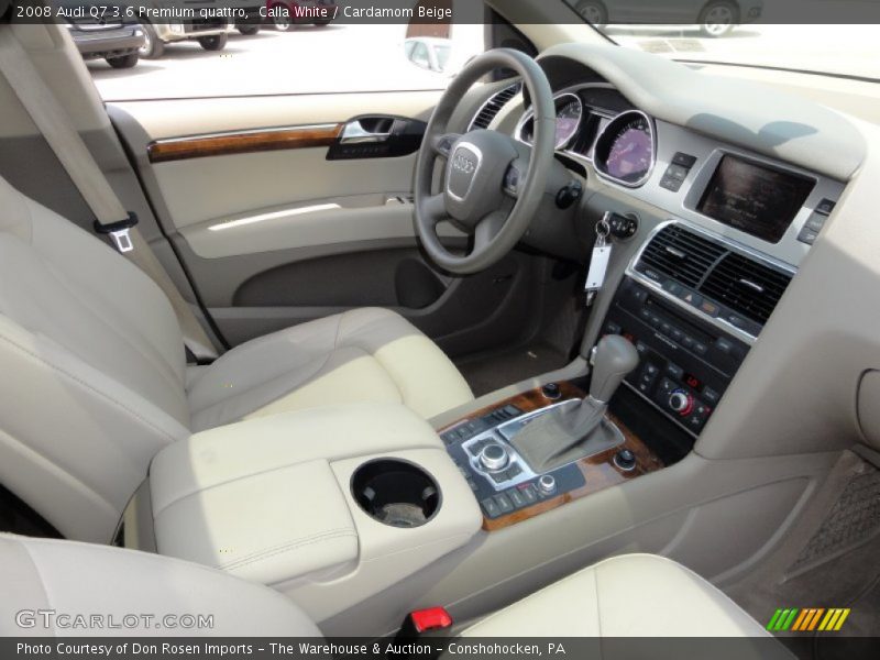Calla White / Cardamom Beige 2008 Audi Q7 3.6 Premium quattro