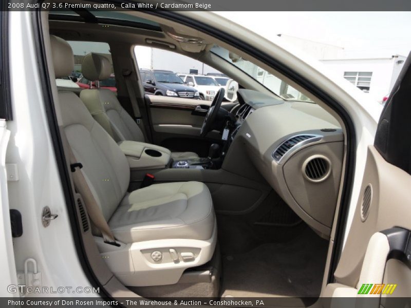 Calla White / Cardamom Beige 2008 Audi Q7 3.6 Premium quattro