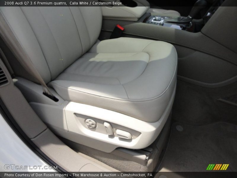 Calla White / Cardamom Beige 2008 Audi Q7 3.6 Premium quattro
