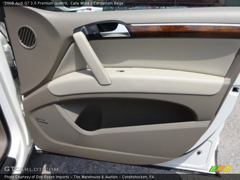 Calla White / Cardamom Beige 2008 Audi Q7 3.6 Premium quattro