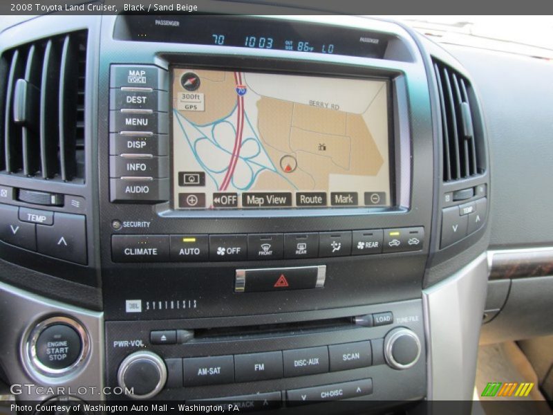 Black / Sand Beige 2008 Toyota Land Cruiser