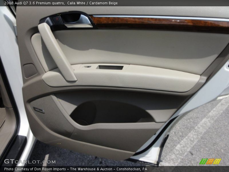 Calla White / Cardamom Beige 2008 Audi Q7 3.6 Premium quattro