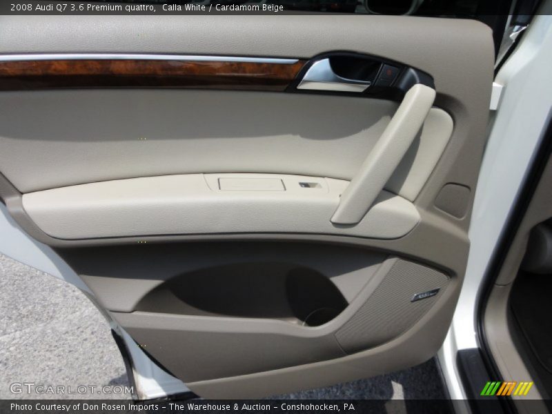 Calla White / Cardamom Beige 2008 Audi Q7 3.6 Premium quattro