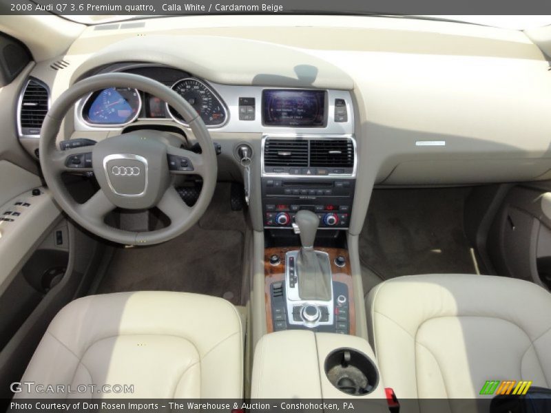 Calla White / Cardamom Beige 2008 Audi Q7 3.6 Premium quattro