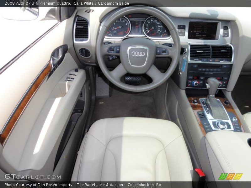 Calla White / Cardamom Beige 2008 Audi Q7 3.6 Premium quattro