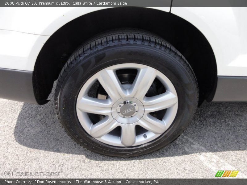 Calla White / Cardamom Beige 2008 Audi Q7 3.6 Premium quattro
