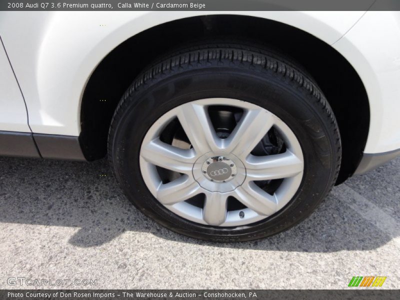 Calla White / Cardamom Beige 2008 Audi Q7 3.6 Premium quattro