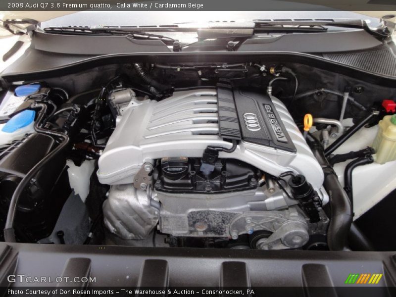 Calla White / Cardamom Beige 2008 Audi Q7 3.6 Premium quattro