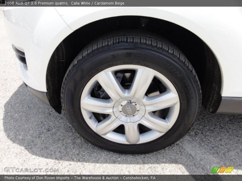 Calla White / Cardamom Beige 2008 Audi Q7 3.6 Premium quattro