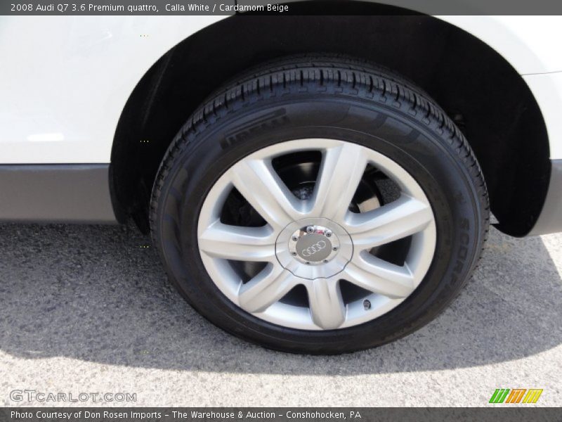 Calla White / Cardamom Beige 2008 Audi Q7 3.6 Premium quattro