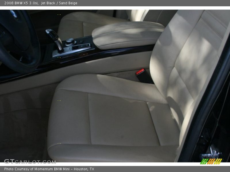 Jet Black / Sand Beige 2008 BMW X5 3.0si