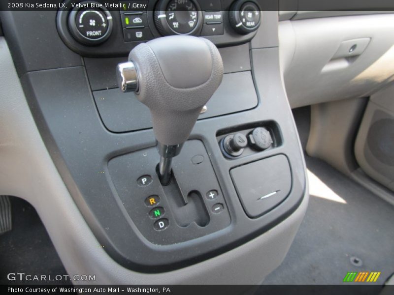 Velvet Blue Metallic / Gray 2008 Kia Sedona LX