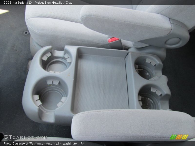 Velvet Blue Metallic / Gray 2008 Kia Sedona LX