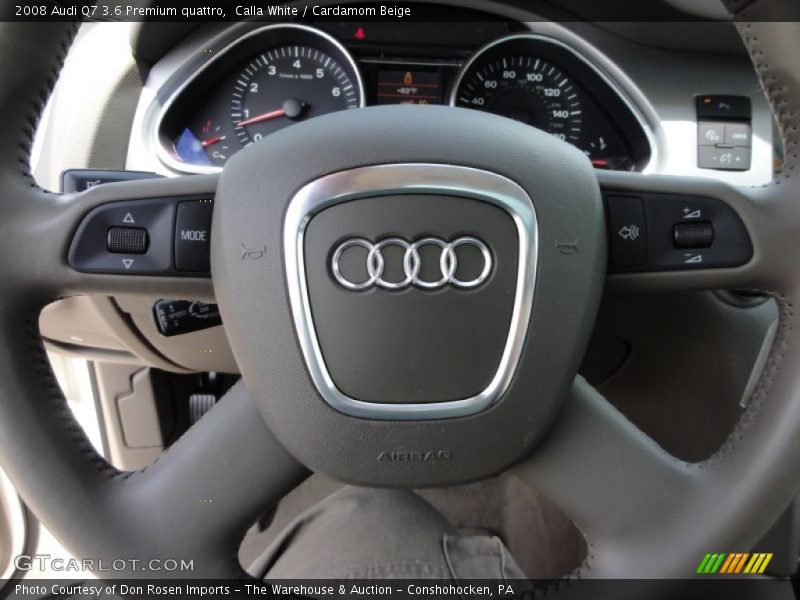Calla White / Cardamom Beige 2008 Audi Q7 3.6 Premium quattro