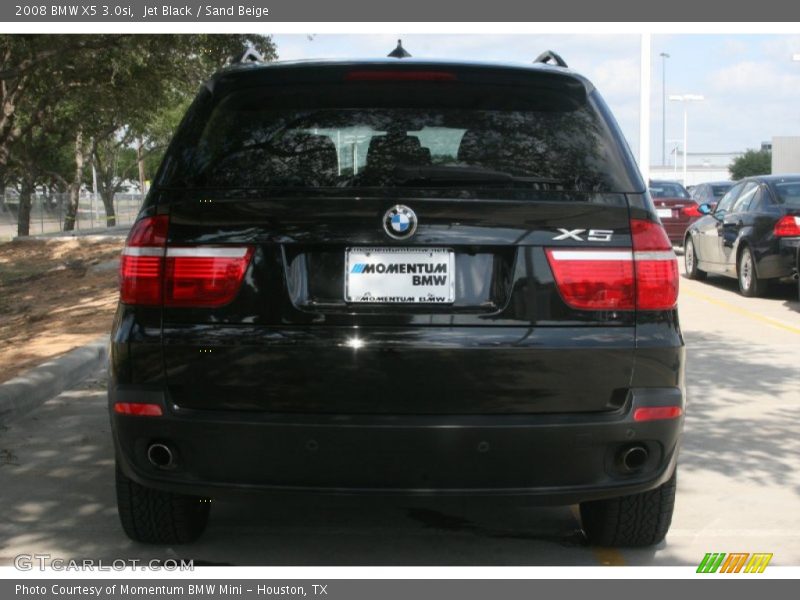 Jet Black / Sand Beige 2008 BMW X5 3.0si