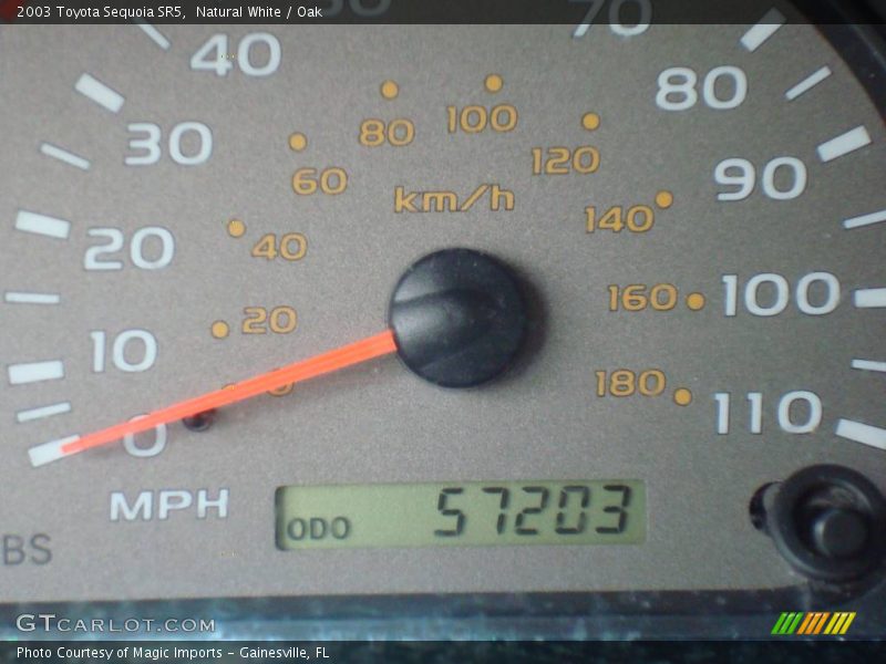 Natural White / Oak 2003 Toyota Sequoia SR5