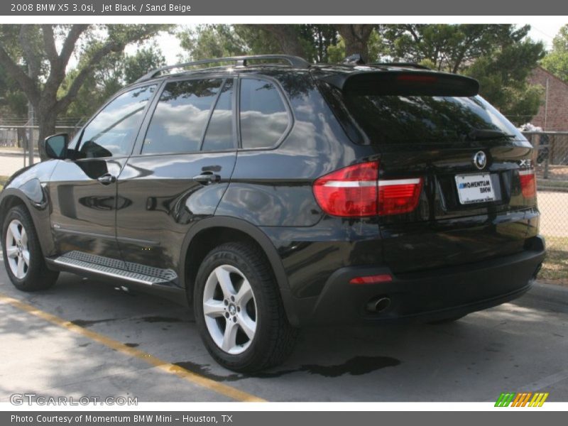 Jet Black / Sand Beige 2008 BMW X5 3.0si