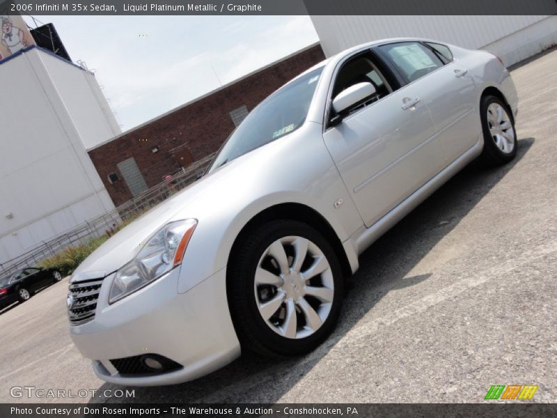 Liquid Platinum Metallic / Graphite 2006 Infiniti M 35x Sedan