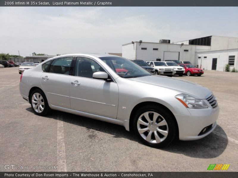 Liquid Platinum Metallic / Graphite 2006 Infiniti M 35x Sedan