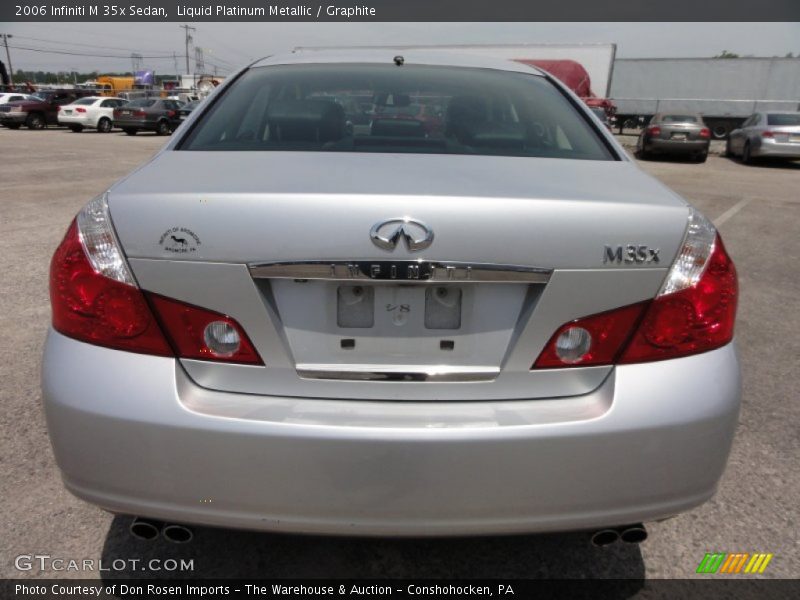 Liquid Platinum Metallic / Graphite 2006 Infiniti M 35x Sedan