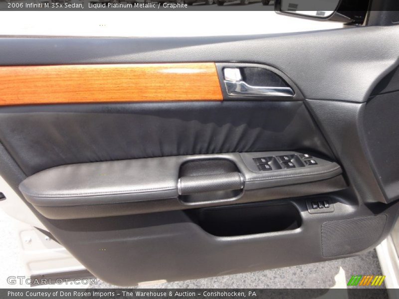 Liquid Platinum Metallic / Graphite 2006 Infiniti M 35x Sedan