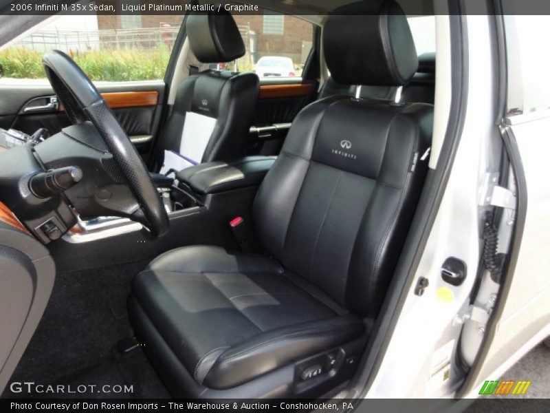 Liquid Platinum Metallic / Graphite 2006 Infiniti M 35x Sedan