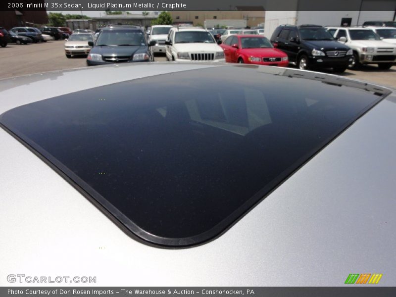 Liquid Platinum Metallic / Graphite 2006 Infiniti M 35x Sedan