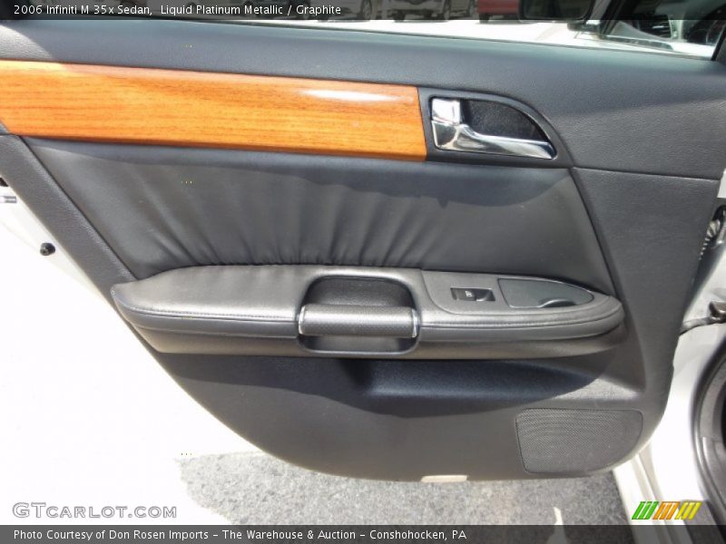 Liquid Platinum Metallic / Graphite 2006 Infiniti M 35x Sedan
