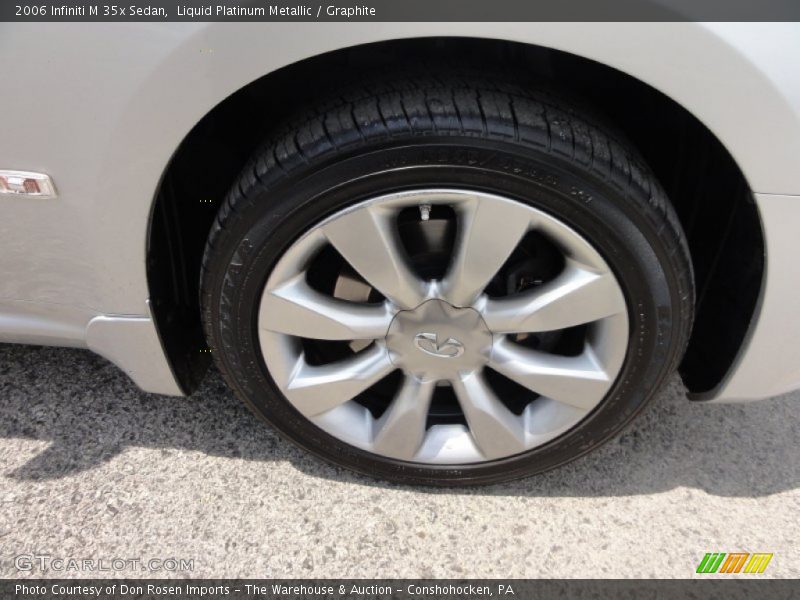 Liquid Platinum Metallic / Graphite 2006 Infiniti M 35x Sedan
