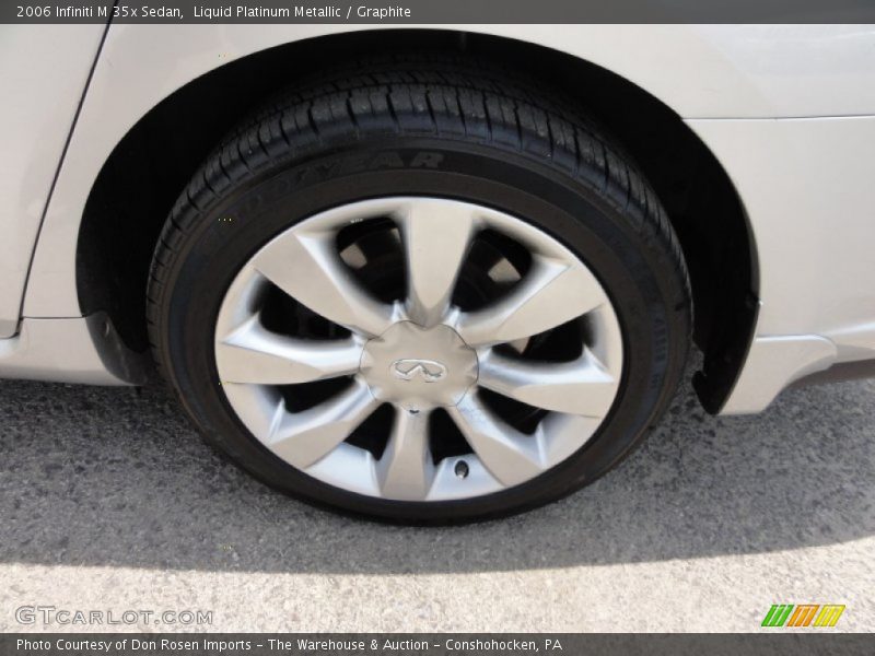 Liquid Platinum Metallic / Graphite 2006 Infiniti M 35x Sedan